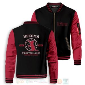 Anime Nekoma Constantly Flowing Bomber Jacket