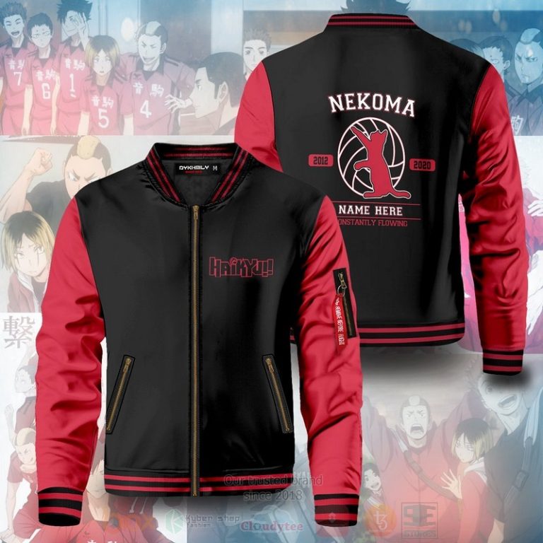 Anime-Nekoma-Constantly-Flowing-Personalized-Bomber-Jacket-1