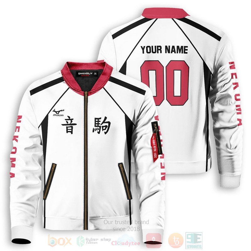 Anime Nekoma Libero Personalized Bomber Jacket Anime Nekoma Libero Personalized Bomber Jacket
