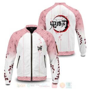 Anime Nezuko Jersey Bomber Jacket