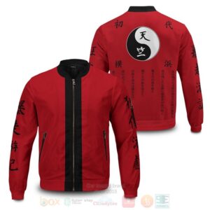 Anime Red Tenjiku Bomber Jacket