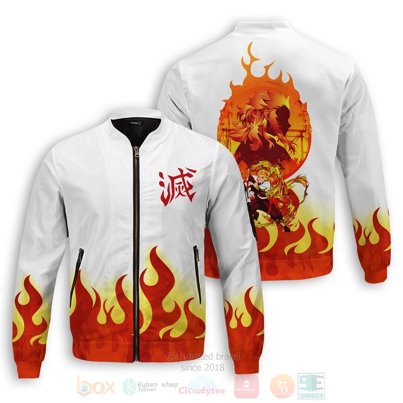 Anime Rengoku Spirit Bomber Jacket Anime Rengoku Spirit Bomber Jacket