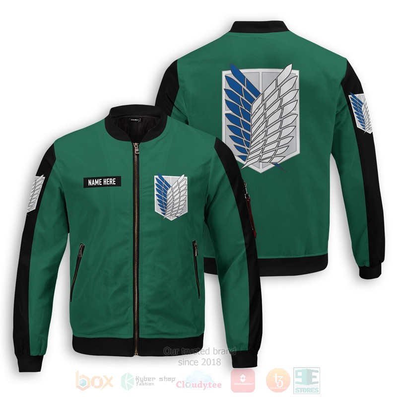 Anime Scouting Legion Personalized Bomber Jacket Anime Scouting Legion Personalized Bomber Jacket