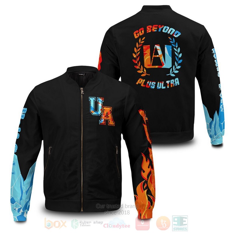 Anime Shoto Fire Ice Bomber Jacket Anime Shoto Fire Ice Bomber Jacket