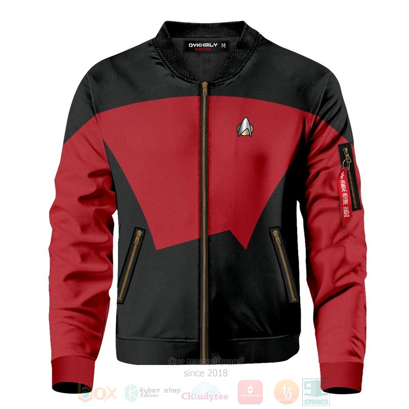 Anime Starfleet Command Division Bomber Jacket Anime Starfleet Command Division Bomber Jacket