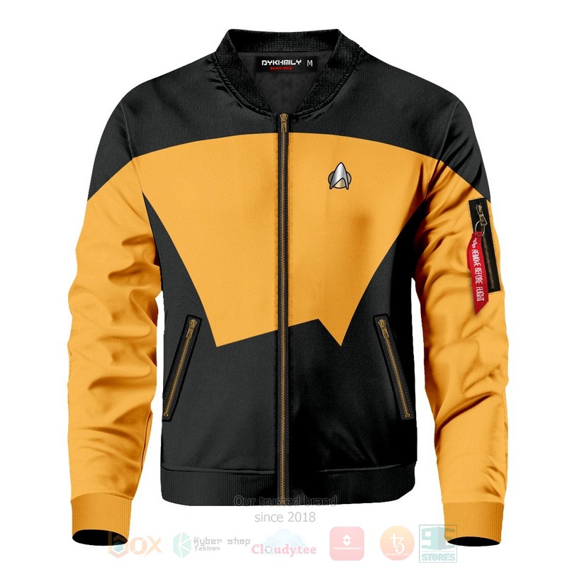 Anime Starfleet Operations Division Bomber Jacket Anime Starfleet Operations Division Bomber Jacket