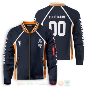 Anime Team Karasuno Personalized Bomber Jacket