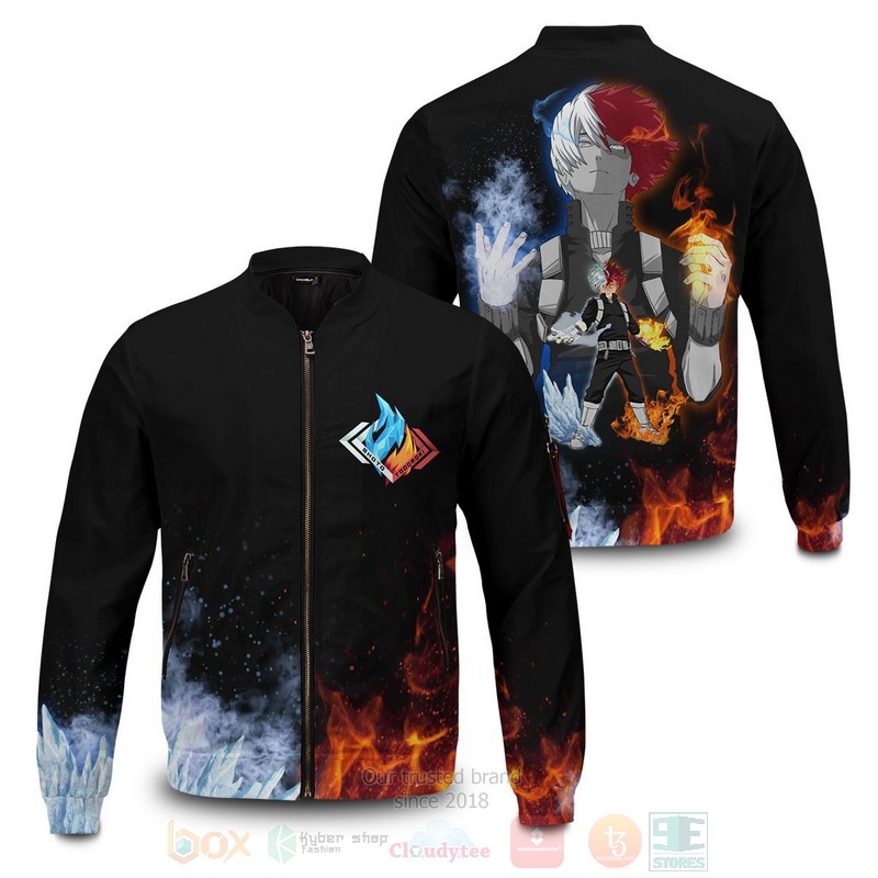 Anime Todoroki Spirit Bomber Jacket Anime Todoroki Spirit Bomber Jacket