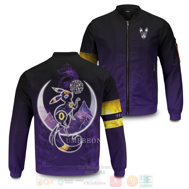 Anime Umbreon Spirit Bomber Jacket Anime Umbreon Spirit Bomber Jacket