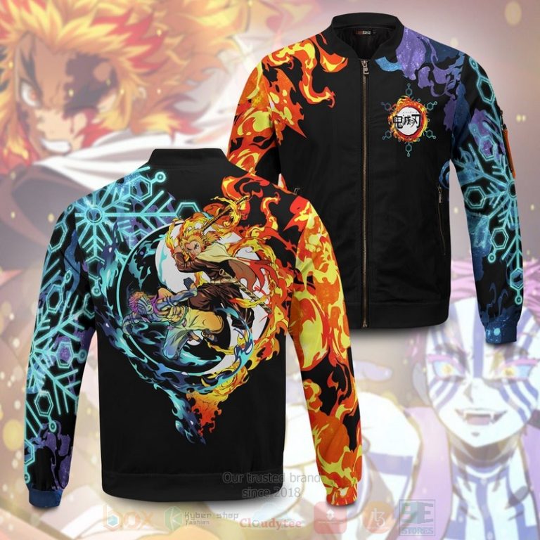 Anime-Yin-Yang-Rengoku-Akaza-Bomber-Jacket-1