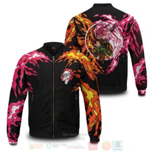 Anime Yin Yang Tanjiro Nezuko Bomber Jacket
