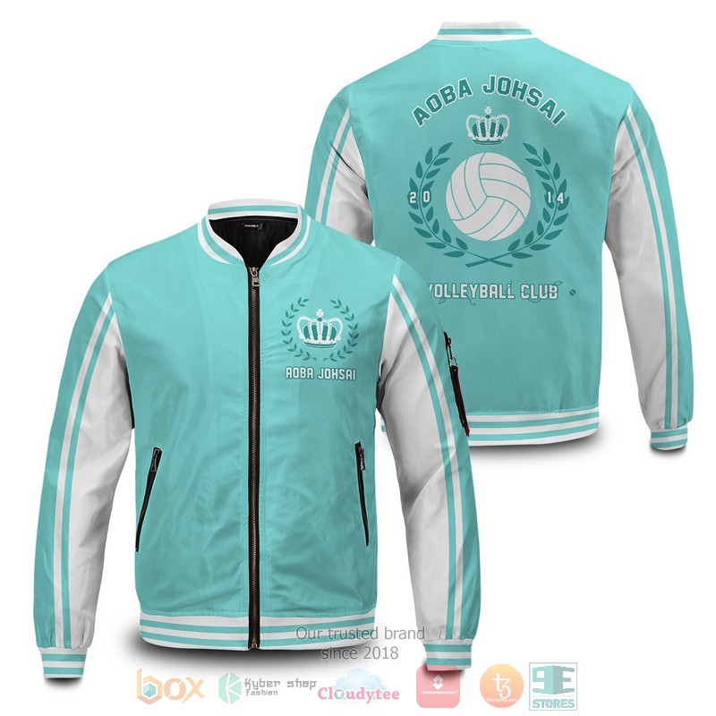 Aoba Johsai Jersey Bomber Jacket Aoba Johsai Jersey Bomber Jacket