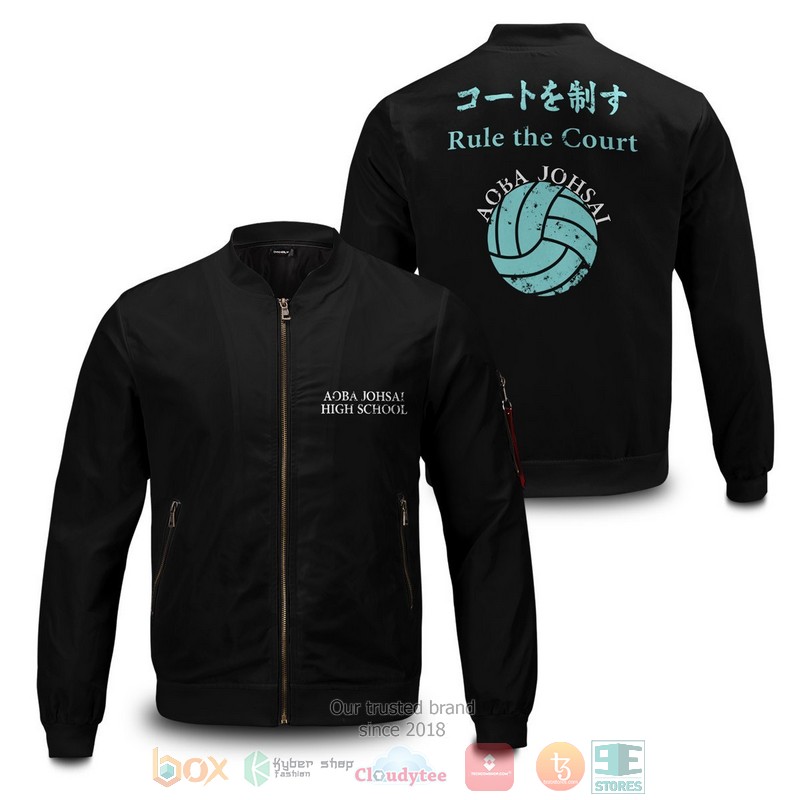 Aoba Johsai Rally Bomber Jacket Aoba Johsai Rally Bomber Jacket