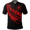 Aotearoa New Zealand Polo Shirt - Maori Fern Rugby A7