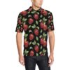 Apple Pattern Print Design Ap011 Men Polo Shirt
