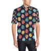 Apple Pattern Print Design Ap09 Men Polo Shirt