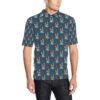 Aquarius Zodiac Pattern Print Design 03 Men Polo Shirt