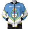 Argentina Coat Of Arms Men Bomber Jacket Lucian Style J5W Bomber Jacket