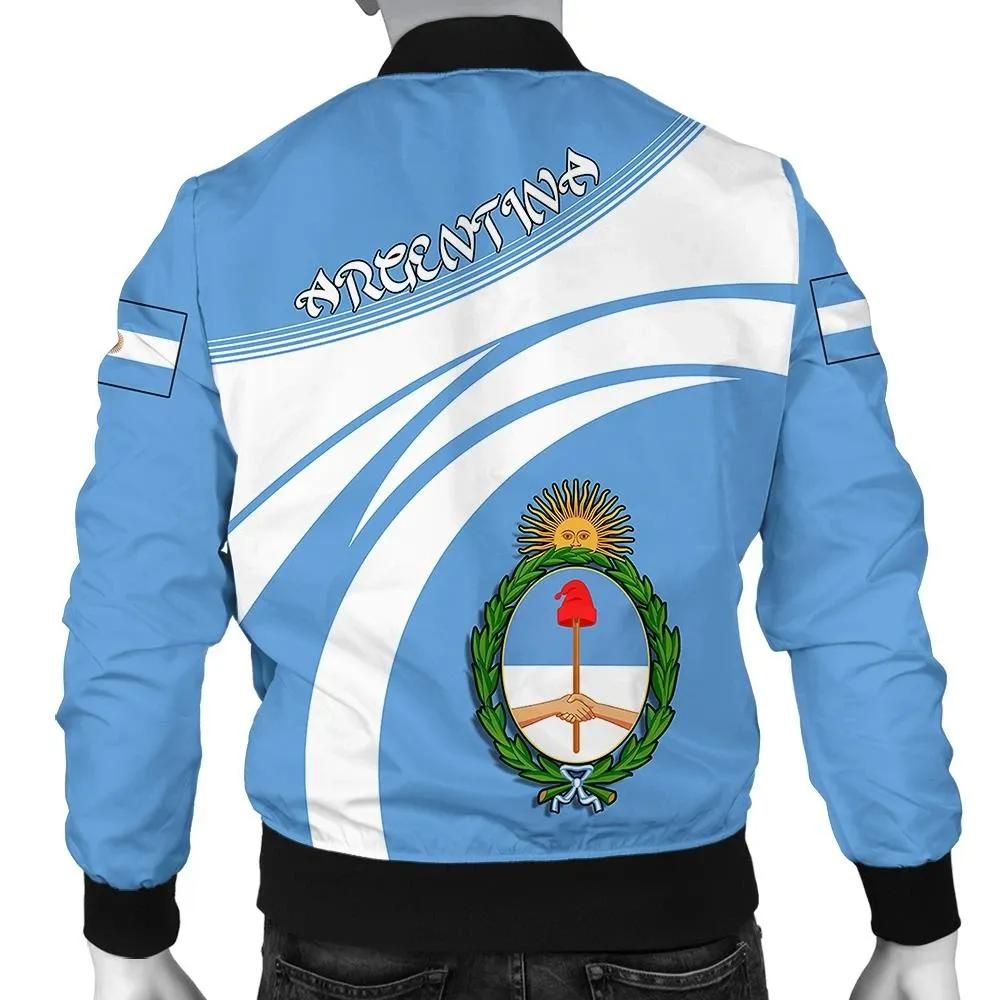 Argentina Coat Of Arms Men Bomber Jacketticket J5W Bomber Jacket Argentina Coat Of Arms Men Bomber Jacketticket J5W Bomber Jacket