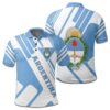 Argentina Coat Of Arms Polo Shirt Rockie J5W