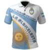 Argentina Men's All Over Print Polo Shirt La Albiceleste Football Style TH5