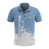 Argentina Men's All Over Print Polo Shirt (Model T55)