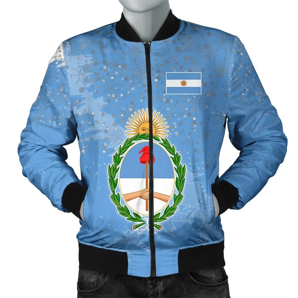 Argentina Of The Congo Christmas Coat Of Arms Men Bomber Jacket X Style J78 Bomber Jacket Argentina Of The Congo Christmas Coat Of Arms Men Bomber Jacket X Style J78 Bomber Jacket