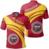 Arizona Coat Of Arms Polo Shirt Cricket Style J5W