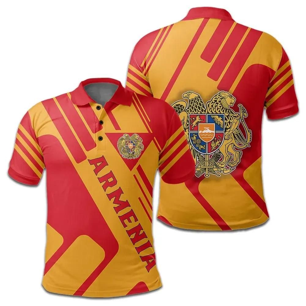 Armenia Coat Of Arms Polo Shirt Rockie J5W Armenia Coat Of Arms Polo Shirt Rockie J5W