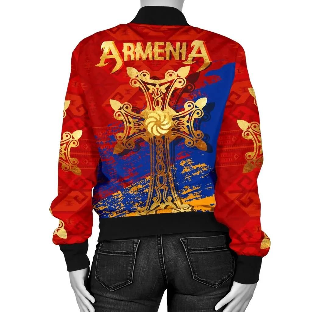 Armenian Cross Special Women's Bomber Jacket A7 Bomber Jacket Armenian Cross Special Women's Bomber Jacket A7 Bomber Jacket