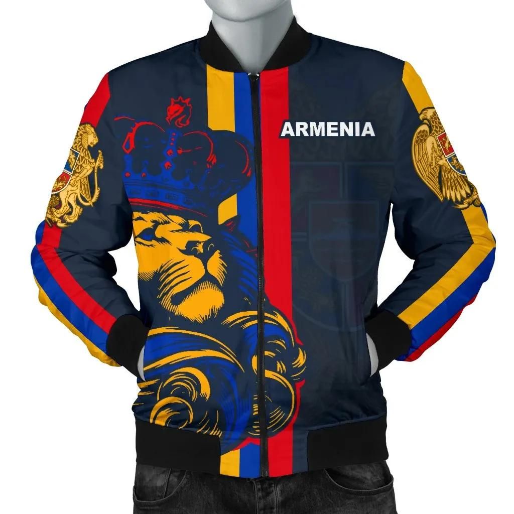 Armenia Lion Men's Bomber Jacket Bn10 Bomber Jacket Armenia Lion Men's Bomber Jacket Bn10 Bomber Jacket