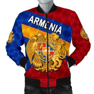 Armenia Men Bomber Jacketporty Style K8 Bomber Jacket