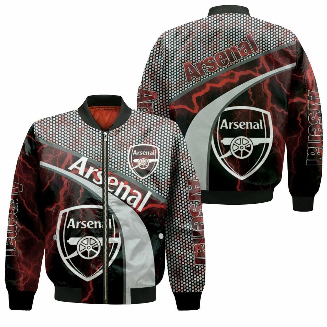 Arsenal Fc For Fans 3D T Shirt Hoodie Sweater Jersey Bomber Jacket Model 393 Bomber Jacket Arsenal Fc For Fans 3D T Shirt Hoodie Sweater Jersey Bomber Jacket Model 393 Bomber Jacket