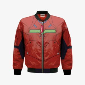 Asuka Langley Soryu Bomber Jacket Custom Neon Genesis Evangelion Cosplay Costumes Bomber Jacket