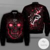 Atlanta Falcons Lava Skull Full Print Bomber Jacket
