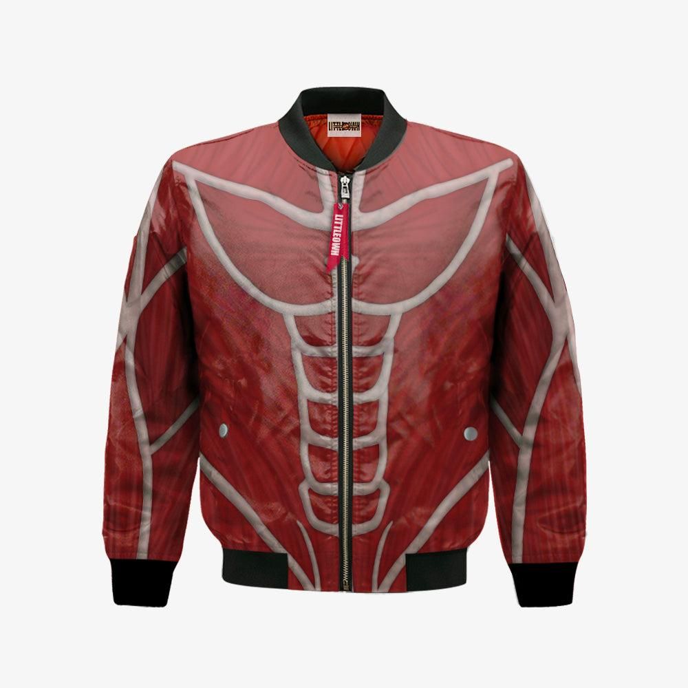 Attack On Titan Colossal Titan Bomber Jacket Custom AOT Clothes Cosplay Costumes Bomber Jacket Attack On Titan Colossal Titan Bomber Jacket Custom AOT Clothes Cosplay Costumes Bomber Jacket