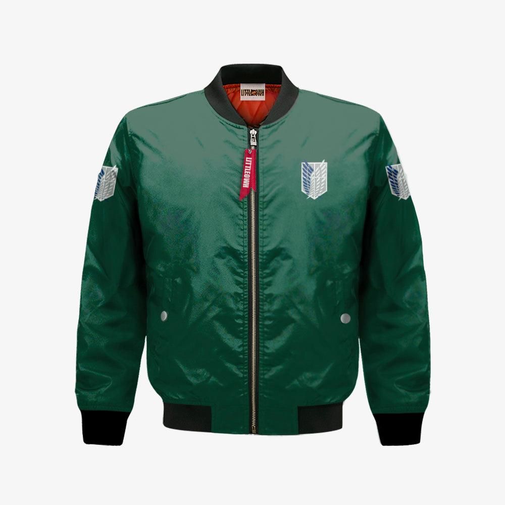 Attack On Titan Scout Regiment Bomber Jacket Cosplay Costumes Attack On Titan Scout Regiment Bomber Jacket Cosplay Costumes