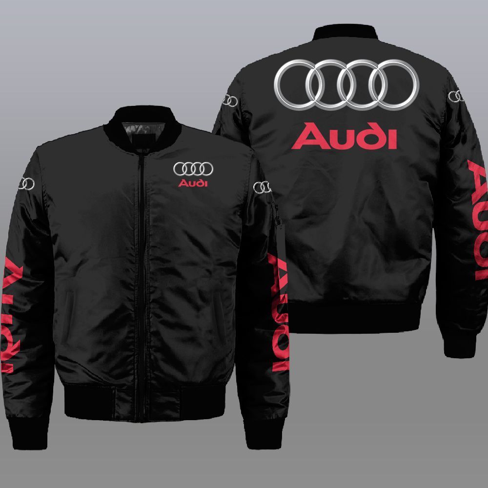 Audi Logo 3D Bomber Jacket 2 Audi Logo 3D Bomber Jacket 2