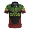 Austral Islands Polo Shirt - Polynesian Chief Reggae Version - BN10