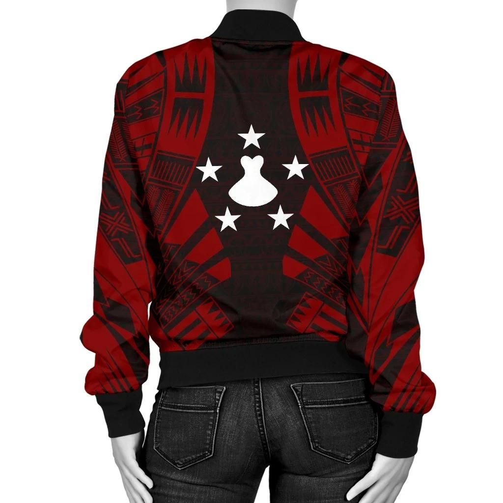Austral-Islands-Women-Bomber-Jacket-Polynesian-Tattoo-Red-BN0110-Bomber-Jacket-1