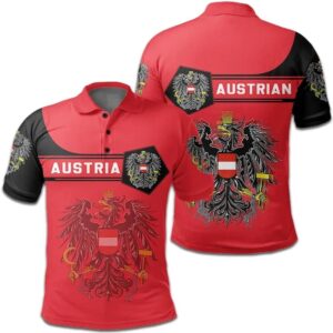 Austria Coat Of Arms Polo Shirt Simple Style J78