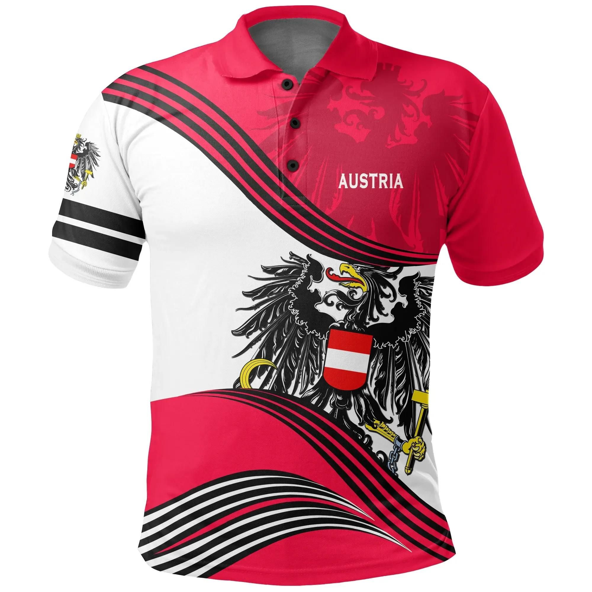 Austria Polo Shirt Fall In The Wave K7 Austria Polo Shirt Fall In The Wave K7