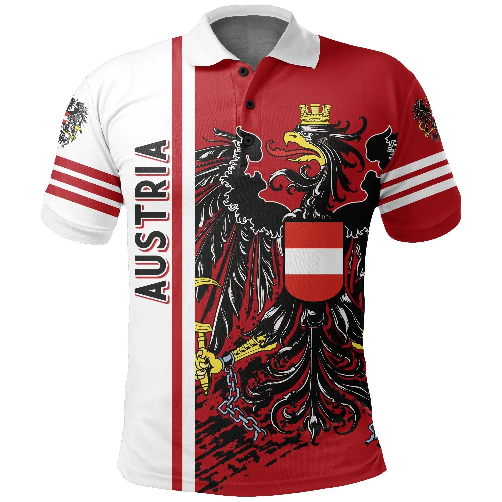 Austria Polo Shirt - Quarter Style J0 Austria Polo Shirt - Quarter Style J0