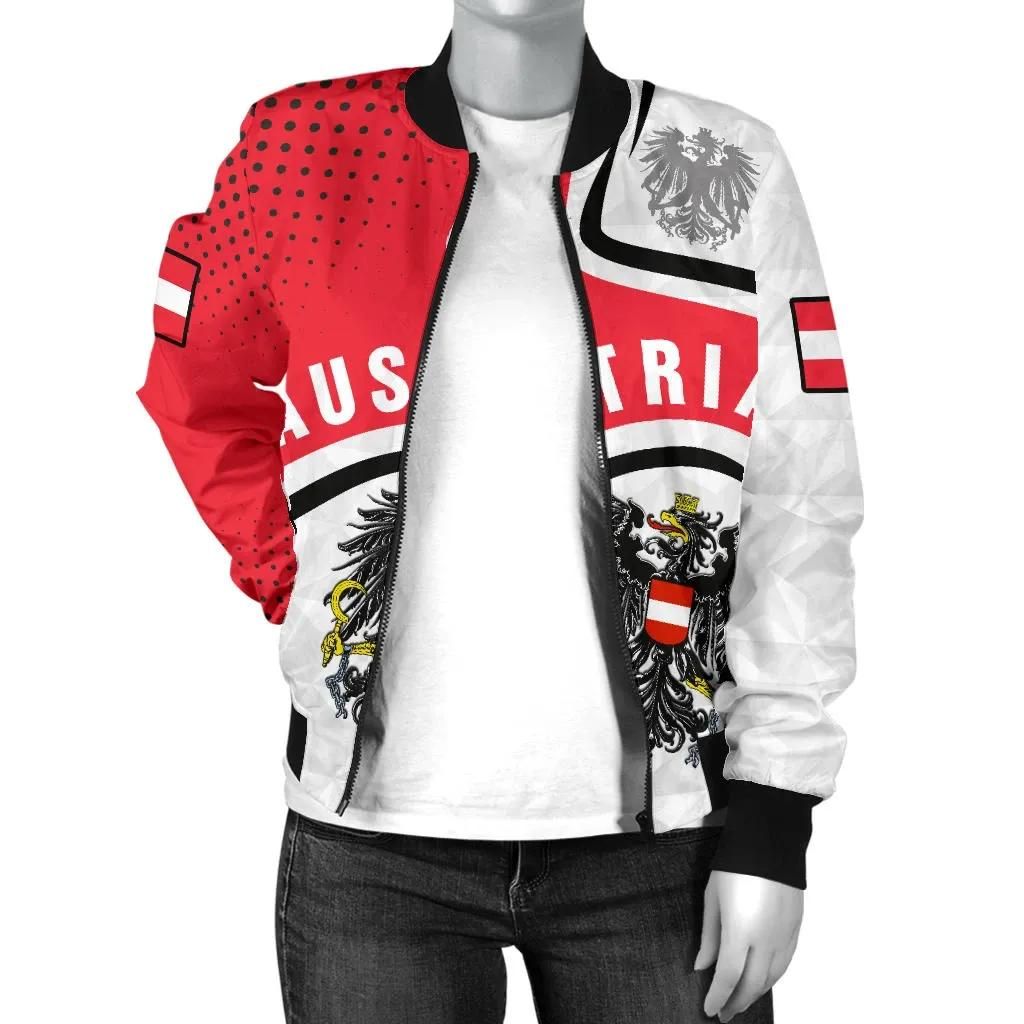 Austria-Womens-Bomber-Jacket-Austrian-Coat-Of-Arms-and-Flag-BN18-Bomber-Jacket-2