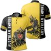 Austrian Empire Coat Of Arms Polo Shirt Quarter Style J7