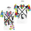 Autism Arrow Love Autism Support Polo Shirt