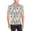 Autism Awareness Pattern Print Design 04 Men Polo Shirt