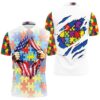 Autism Inside Flag Tshirts Super Hero Shirt Polo Shirt