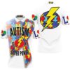 Autism Is My Super Power Autism Support Polo Shirt