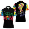 Autism Mom Super Mom Polo Shirt